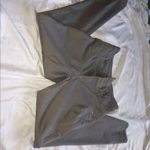 high waisted tan skinny jeans